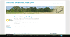 Desktop Screenshot of construire-avec-maisons-d-en-flandre.com