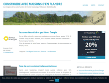 Tablet Screenshot of construire-avec-maisons-d-en-flandre.com